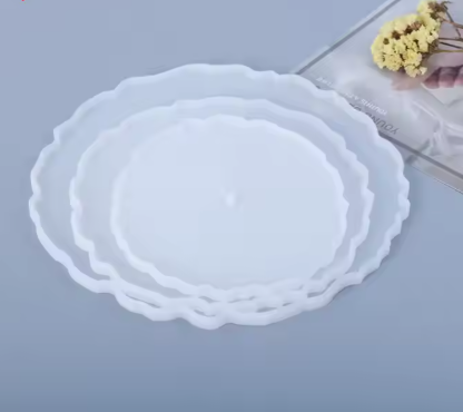 3-Layer Silicone Undulating Trays for Resin & Crafts
