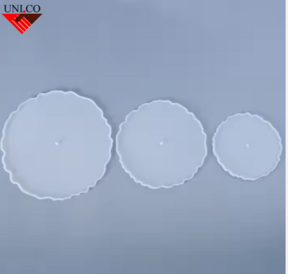 3-Layer Silicone Undulating Trays for Resin & Crafts