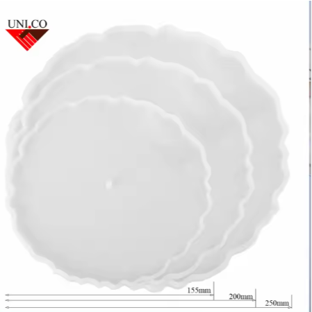 3-Layer Silicone Undulating Trays for Resin & Crafts