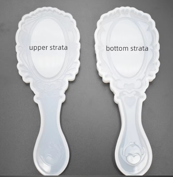 Mirror Silicone Mold for Comb Handle Resin Crafts