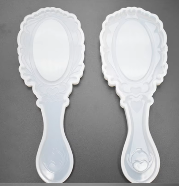 Mirror Silicone Mold for Comb Handle Resin Crafts