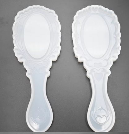 Mirror Silicone Mold for Comb Handle Resin Crafts