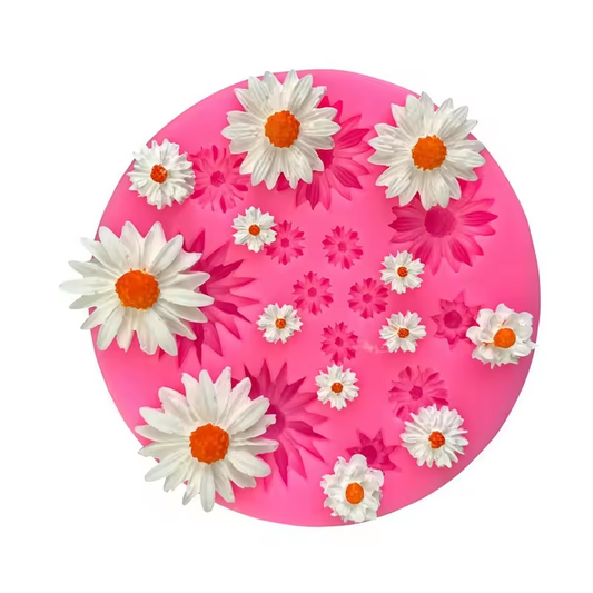Peach Blossom Daisy Silicone Mold for Cakes & Crafts