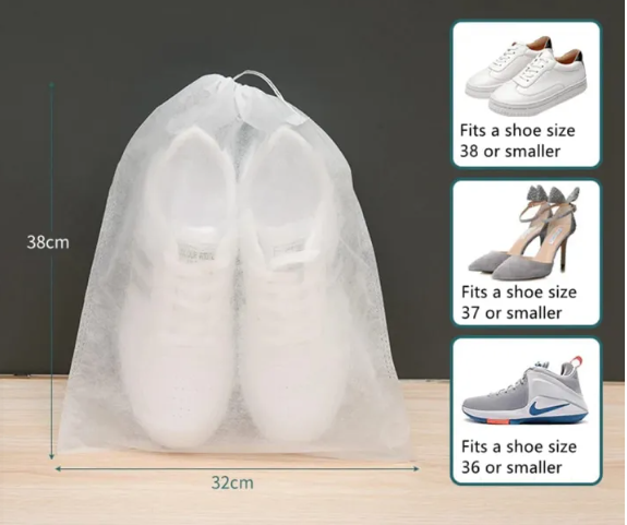 Travel Shoe Storage Bags Pack of 5