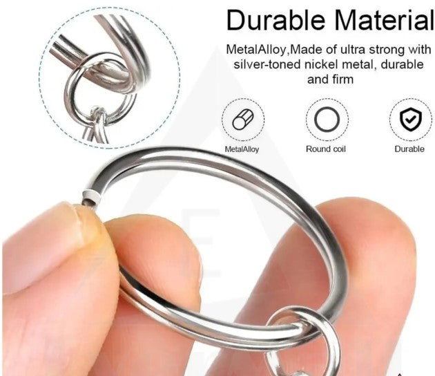 Bulk Key Rings with Chains for DIY Crafts