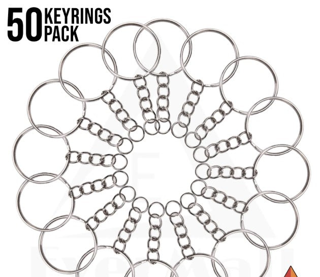Bulk Key Rings with Chains for DIY Crafts