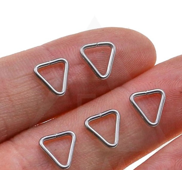 Triangle Jump Key Rings for DIY Crafts