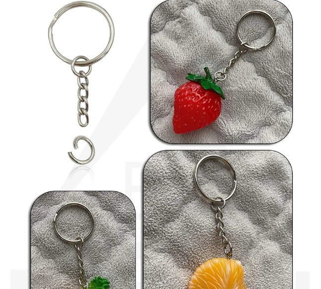 Triangle Jump Key Rings for DIY Crafts