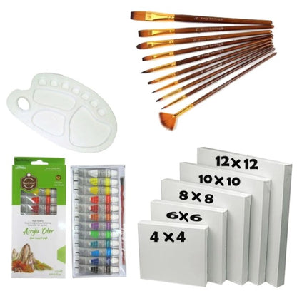 28-Piece Professional Artist Painting Kit