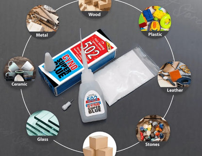 Quick Dry Cyanoacrylate 502 Glue 20g