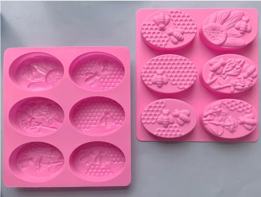 Bee-Shaped Silicone Mold for Soap & Candle