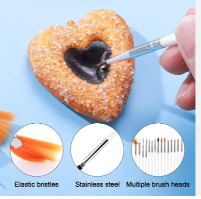 15-Piece Professional Nail Art Brush Set