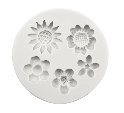 3D Flower Silicone Mold for Cakes & Crafts