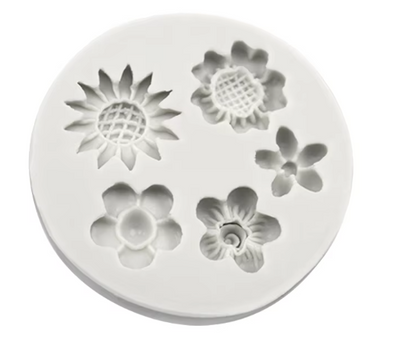 3D Flower Silicone Mold for Cakes & Crafts