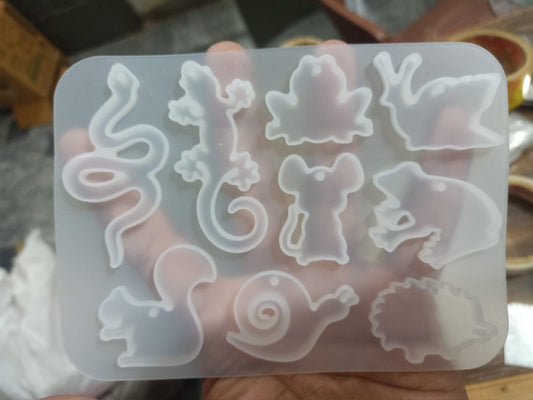 Insect & Reptile Silicone Mold for Resin Jewelry