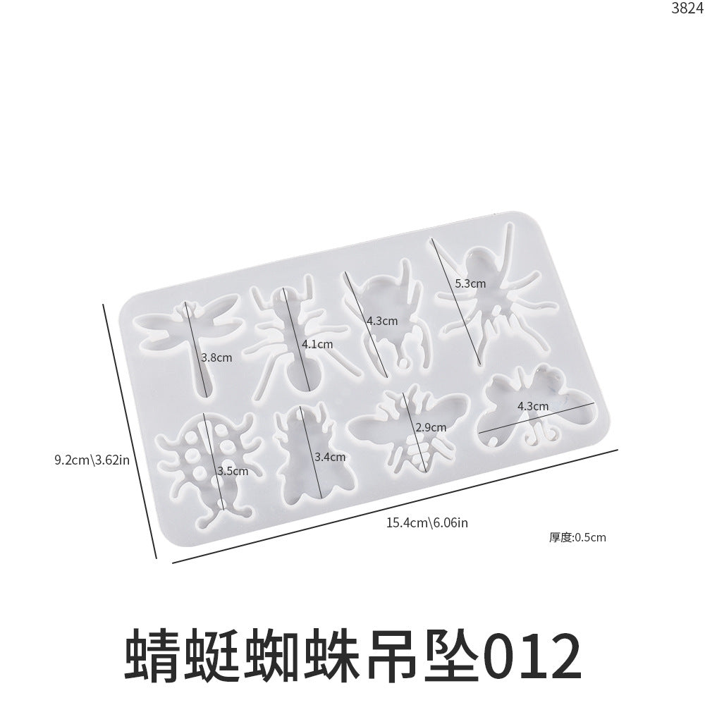 Roaches & Butterfly Silicone Mold for DIY Jewelry