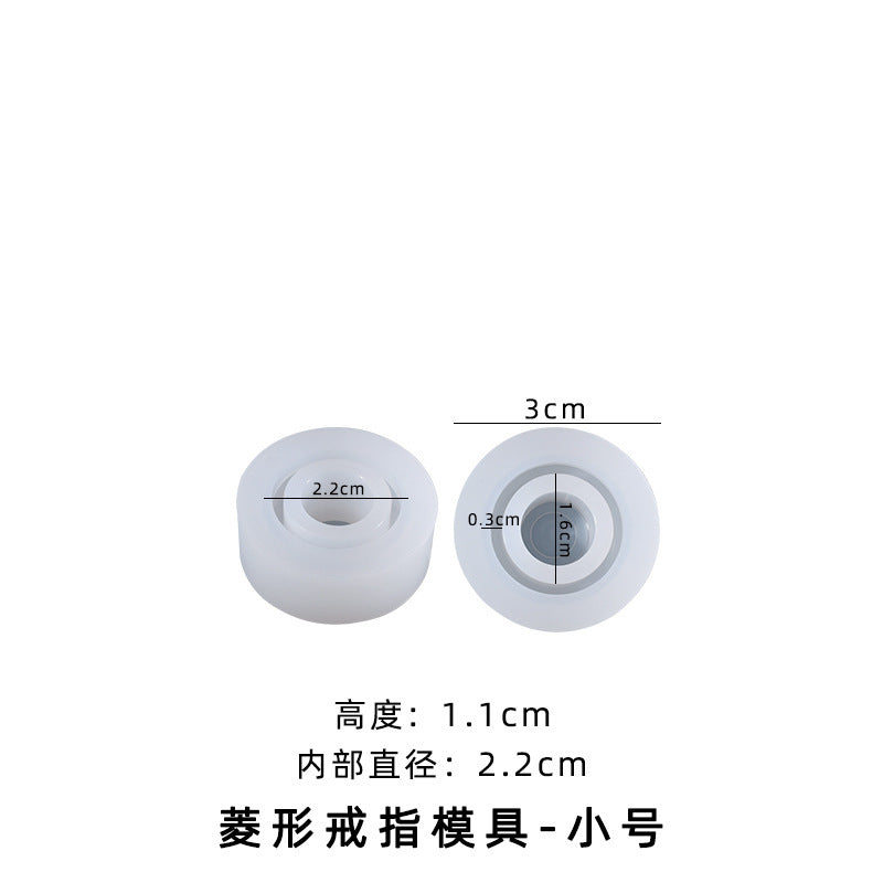 Ring Silicone Mold for Resin & Crystal Crafts