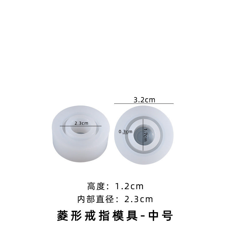 Ring Silicone Mold for Resin & Crystal Crafts