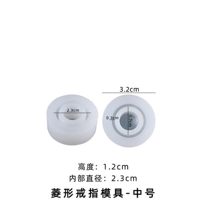 Ring Silicone Mold for Resin & Crystal Crafts
