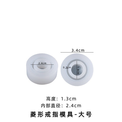 Ring Silicone Mold for Resin & Crystal Crafts