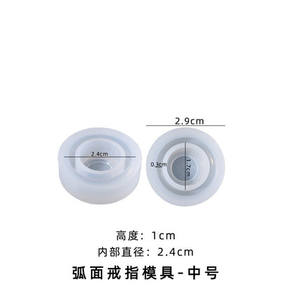 Ring Silicone Mold for Resin & Crystal Crafts