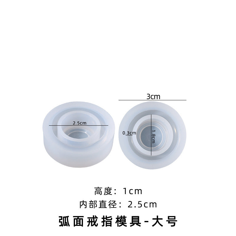 Ring Silicone Mold for Resin & Crystal Crafts
