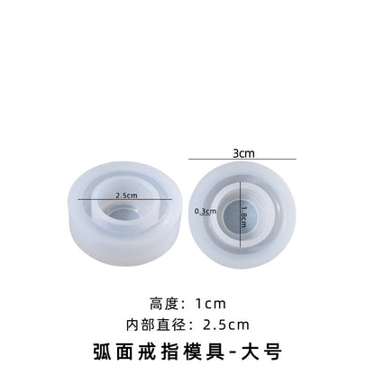Ring Silicone Mold for Resin & Crystal Crafts