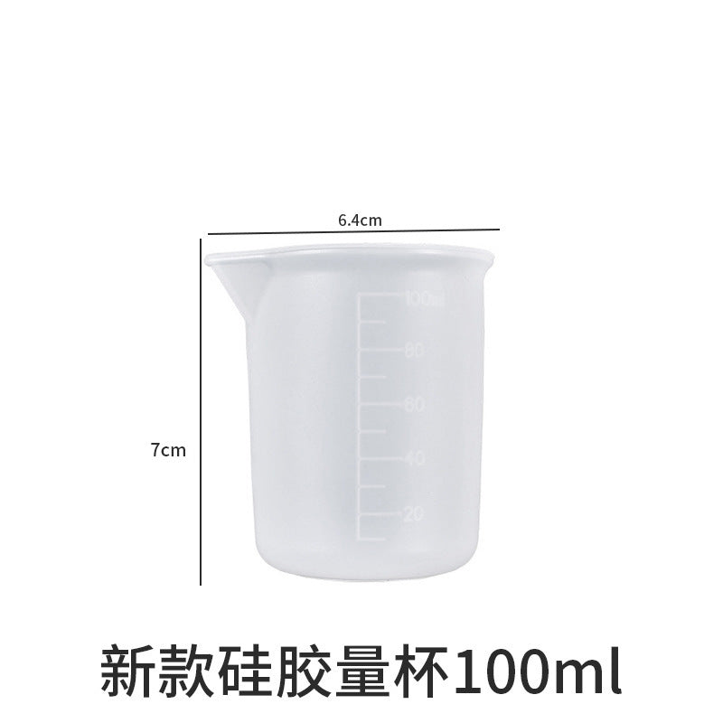 Silicone Measuring Cups 50ml/100ml/250ml for Resin & Cake
