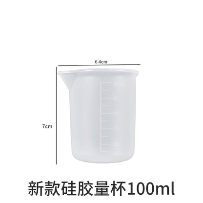 Silicone Measuring Cups 50ml/100ml/250ml for Resin & Cake