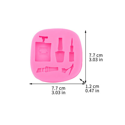 Perfume & Cosmetics Silicone Mold for Resin & Cake Crafts