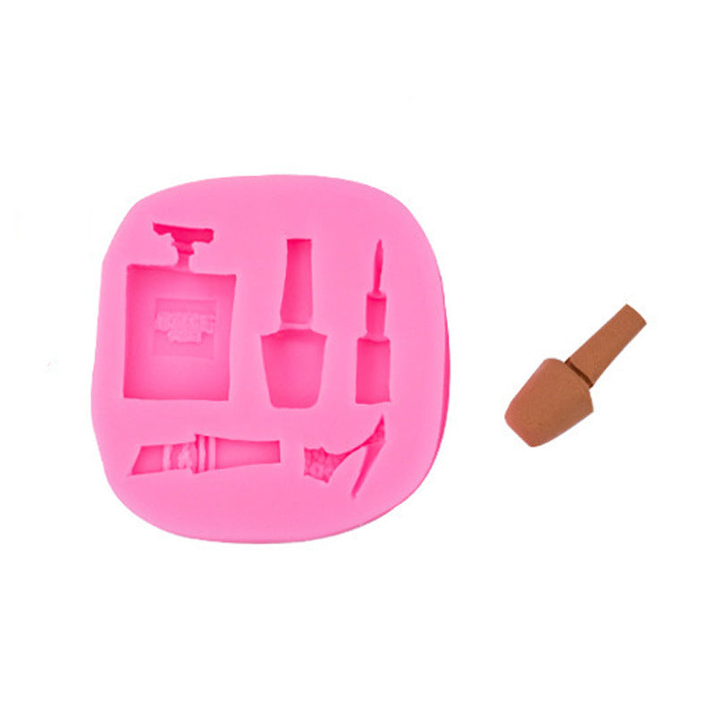 Perfume & Cosmetics Silicone Mold for Resin & Cake Crafts