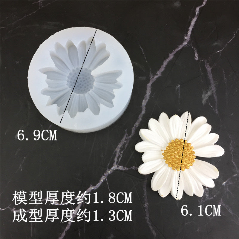 Daisy & Chrysanthemum Flower Silicone Mold for Crafts