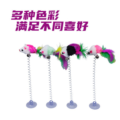Mouse Spring Cat Toy Self Play