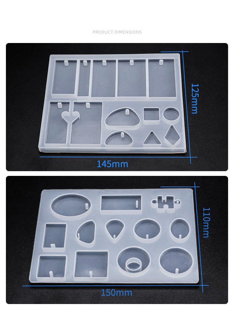Crystal Drop Pendant Silicone Mold Set