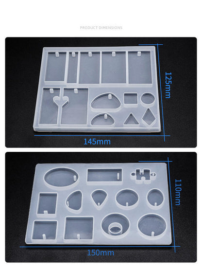 Crystal Drop Pendant Silicone Mold Set