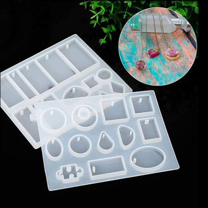 Crystal Drop Pendant Silicone Mold Set