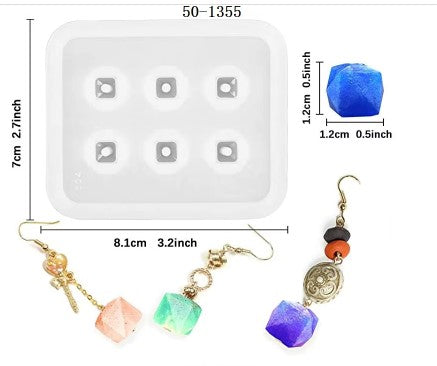 Droplet Beads Silicone Mold – Mixed Shapes