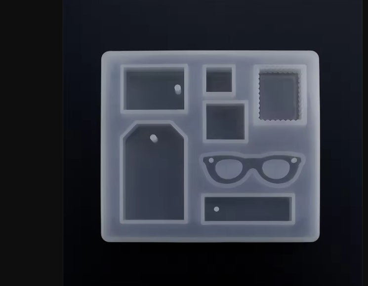 Glasses & Bookmark Silicone Mold for Resin