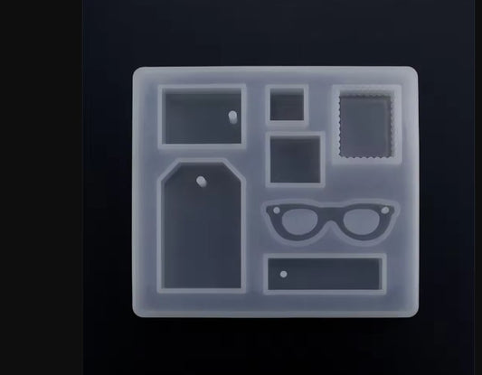 Glasses & Bookmark Silicone Mold for Resin