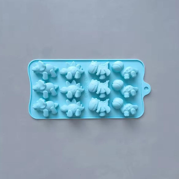 Dinosaur 12 in 1 Silicone Ice & Candy Mold