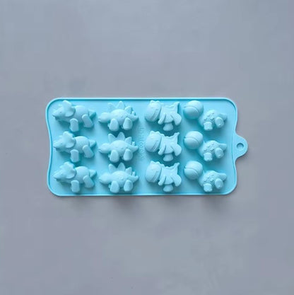 Dinosaur 12 in 1 Silicone Ice & Candy Mold