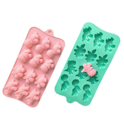 Dinosaur 12 in 1 Silicone Ice & Candy Mold