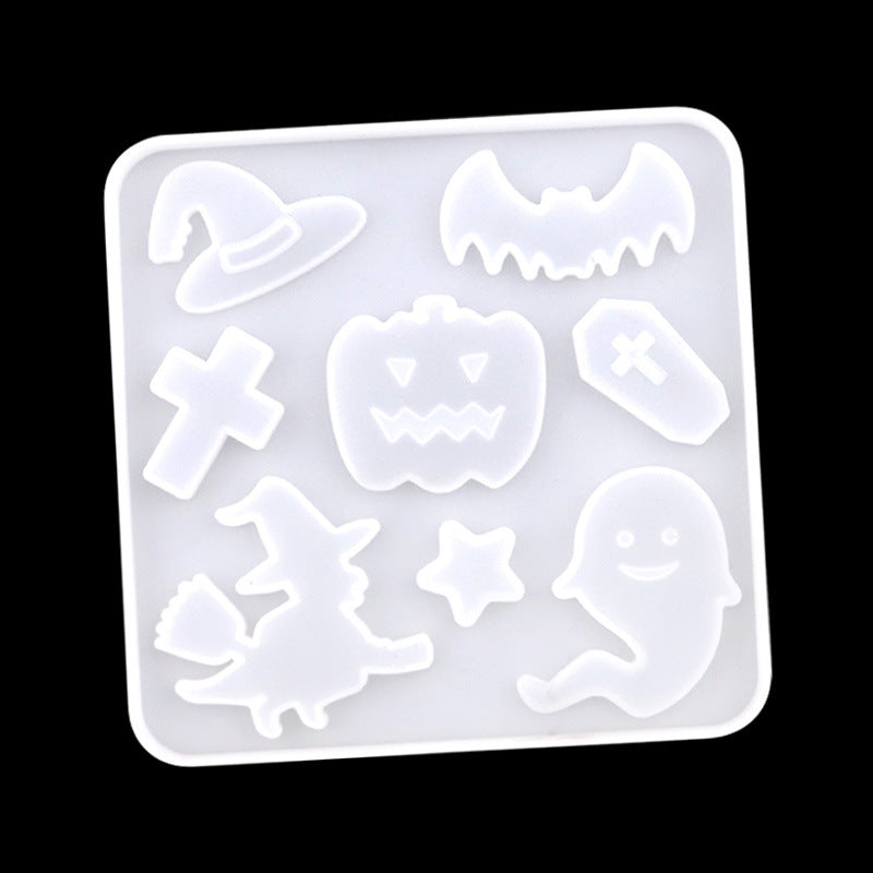 Halloween Silicone Mold Ghost Witch Bat