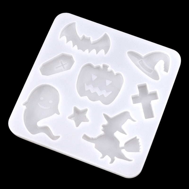 Halloween Silicone Mold Ghost Witch Bat