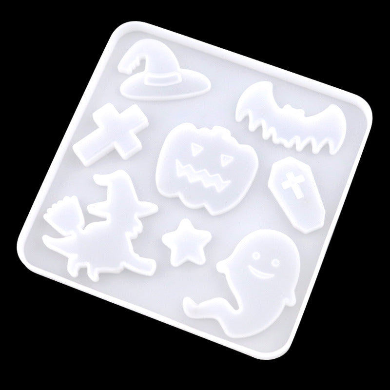 Halloween Silicone Mold Ghost Witch Bat