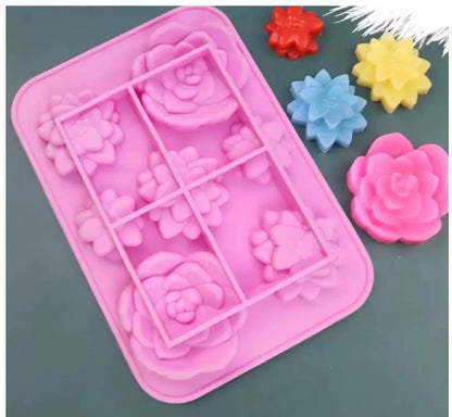 7 in 1 Flower Silicone Mold for Baking