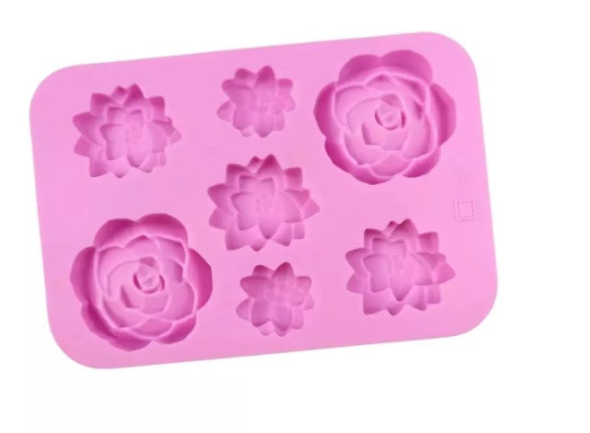 7 in 1 Flower Silicone Mold for Baking