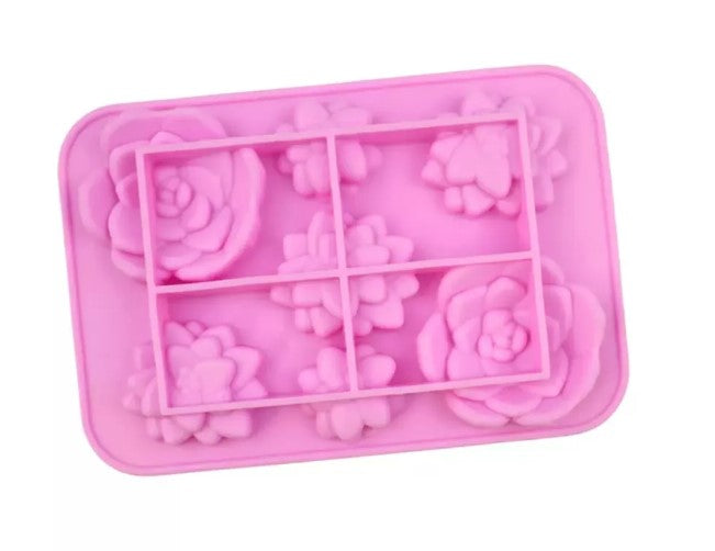 7 in 1 Flower Silicone Mold for Baking