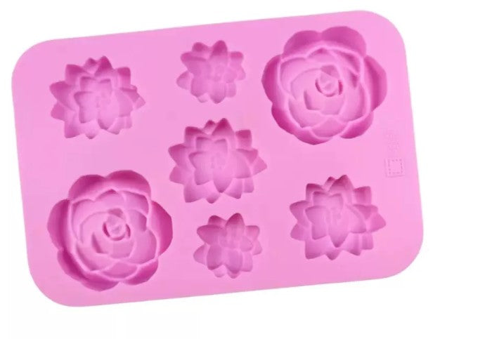 7 in 1 Flower Silicone Mold for Baking