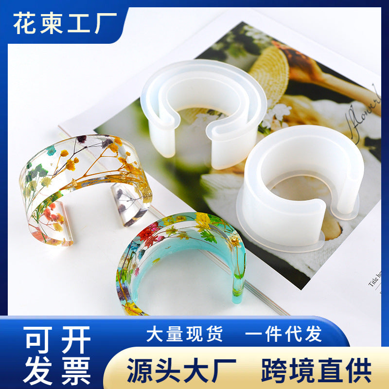 Silicone Bangle Bracelet Mold for Resin